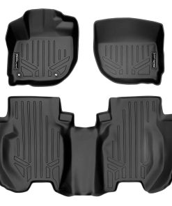 Juego de Tapetes para Piso Negro MAXLINER a Medida para 2