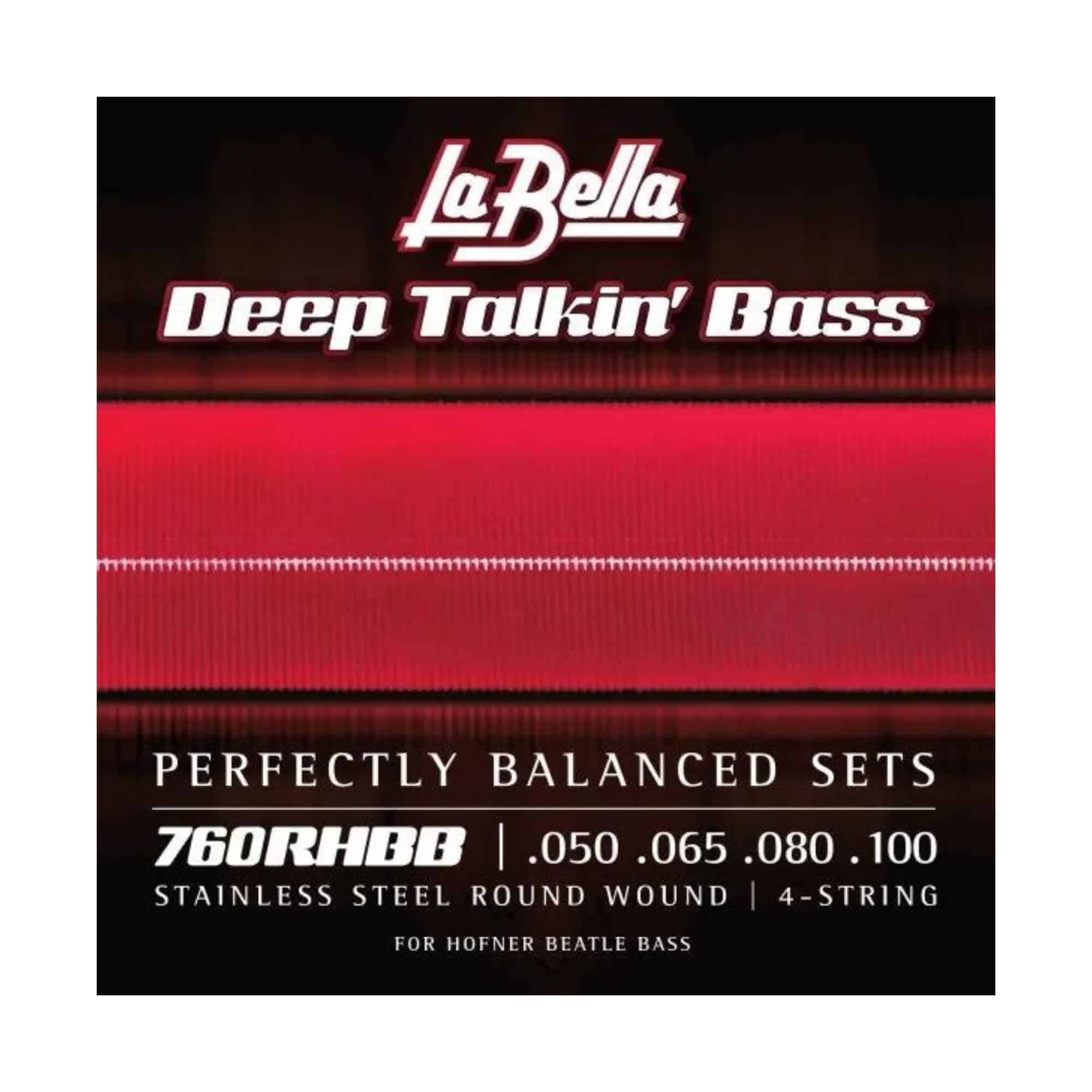 Cuerdas La Bella 760RHBB 'Beatle' Deep Talkin Bass de Acero - Imagen 3