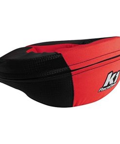 K1 Race Gear Protector de Cuello Brace (Carbono/Rojo,