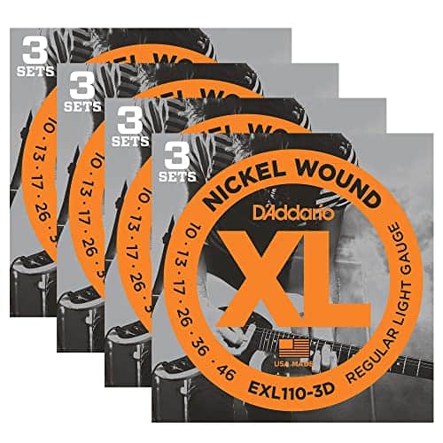 Cuerdas de Guitarra Eléctrica D'Addario EXL110-12P Nickel