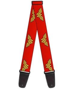 Correa de guitarra DC Comics, Logo de Wonder Woman Rojo, 2