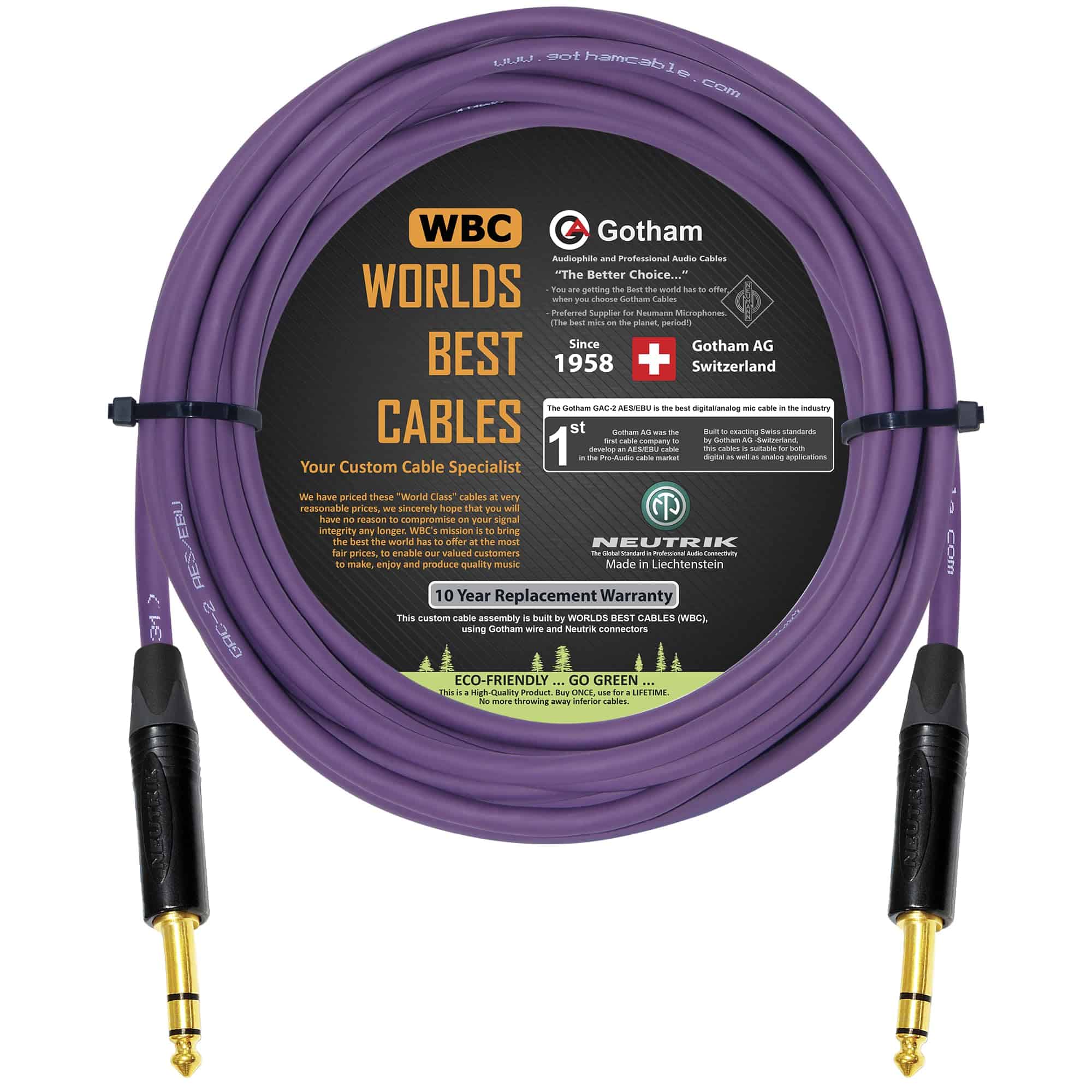 Cable de Audio Digital y Analógico Balanceado, 20 Pies -