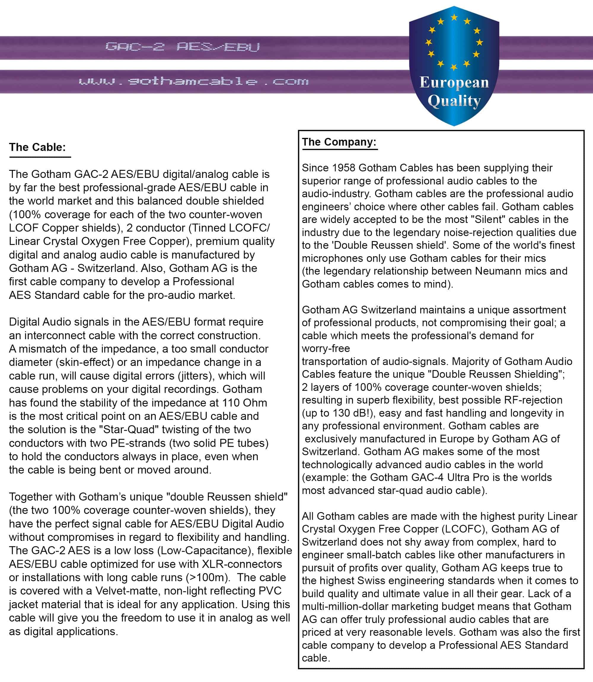 Cable de Audio Digital y Analógico Balanceado, 20 Pies - - Imagen 4