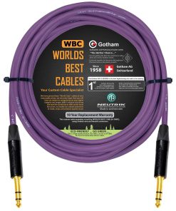 Cable de Audio Digital y Analógico Equilibrado -Púrpura