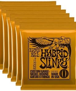 Cuerdas Ernie Ball 2222 Hybrid Slinky 9-46 (Paquete de 6)