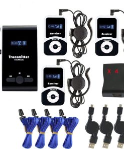 Sistema de Guía Turística Inalámbrico EXMAX ATG-100T 195MHz