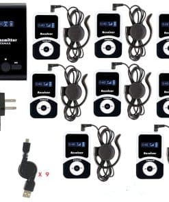 Sistema de Guía Turística Inalámbrico EXMAX ATG-100T 195MHz