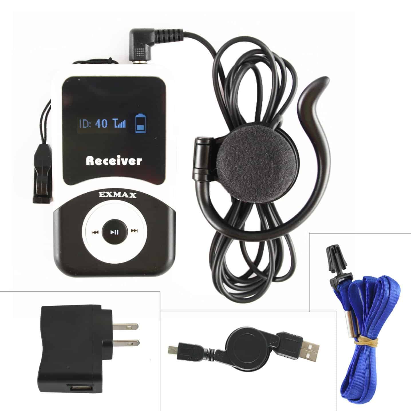 Receptor de 195 mHz EXMAX ATG-100R para Sistema de Guía de