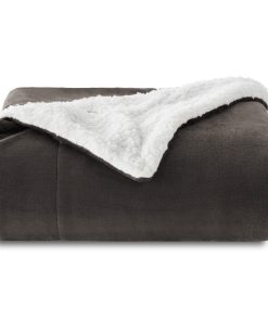 Manta de Forro Polar Sherpa Bedsure Tamaño Twin para Sofá -