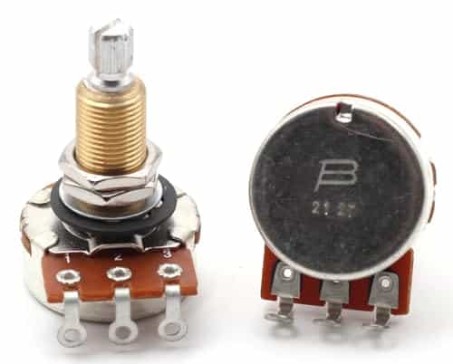 (4x) Potenciómetros de audio Bourns 500K de eje dividido - Imagen 3