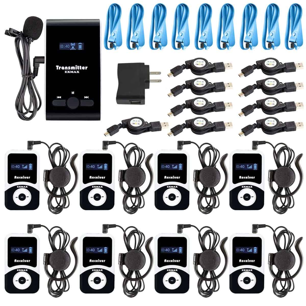 Sistema de Guía Turística Inalámbrico EXMAX EX-100