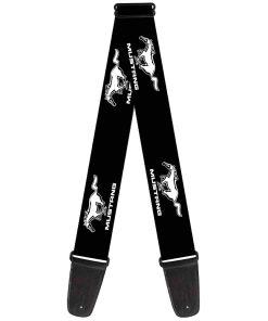 Correa de Guitarra Buckle-Down - Ford Mustang Negro/Blanco
