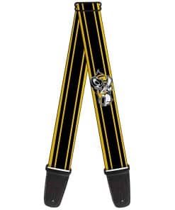 Correa de guitarra Buckle-Down - SUPER BEE Logo/Stripes