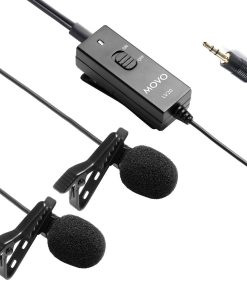 Micrófono de Solapa Movo LV20 Dual - Micrófono de
