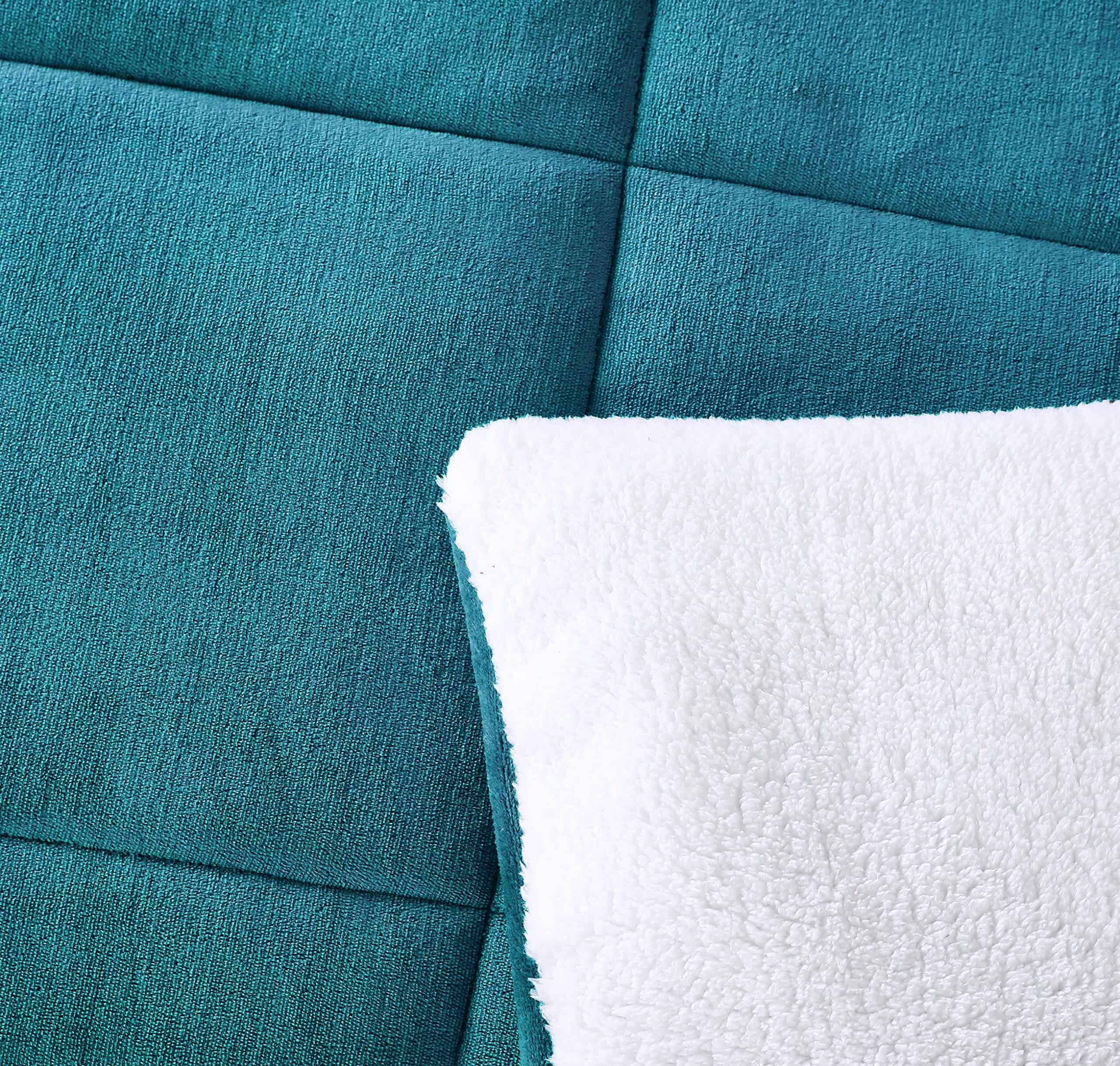 Set de Edredón Reversible de Microplush Sherpa de 3 Piezas - Imagen 4