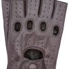 Guantes de Cuero sin Dedos para Hombres de Riparo -Marrón