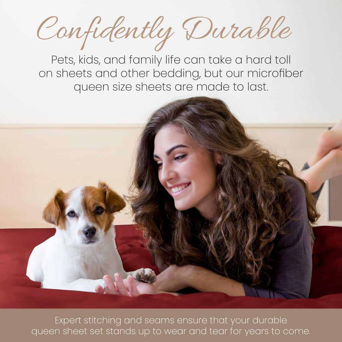 Juego de Sábanas de Microfibra Doble Cepillado de Linen - Imagen 5