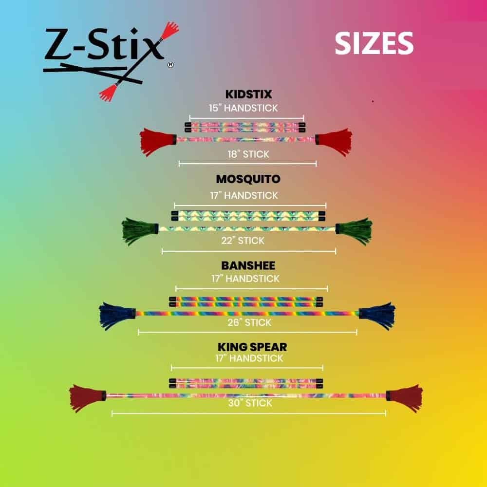 Z-Stix Flower Sticks - Palos de Diablo de Malabares Hechos - Imagen 3