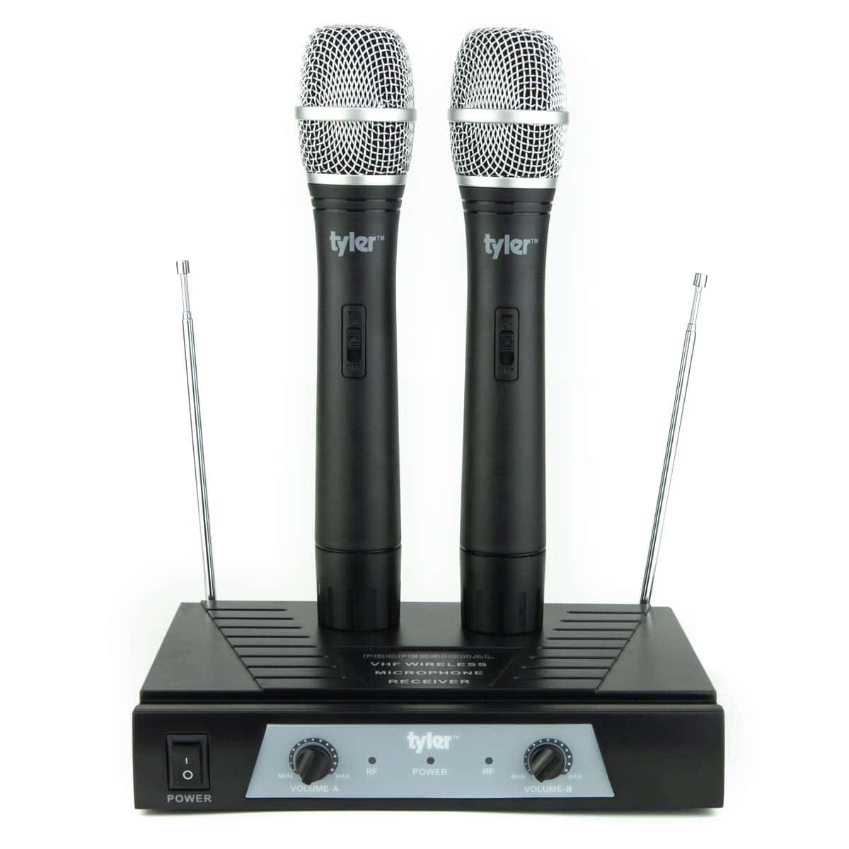 Sistema de micrófono inalámbrico de doble frecuencia Tyler