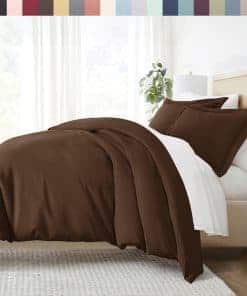 Juego de Funda Nórdica Suave de Microfibra Cepillada ienjoy