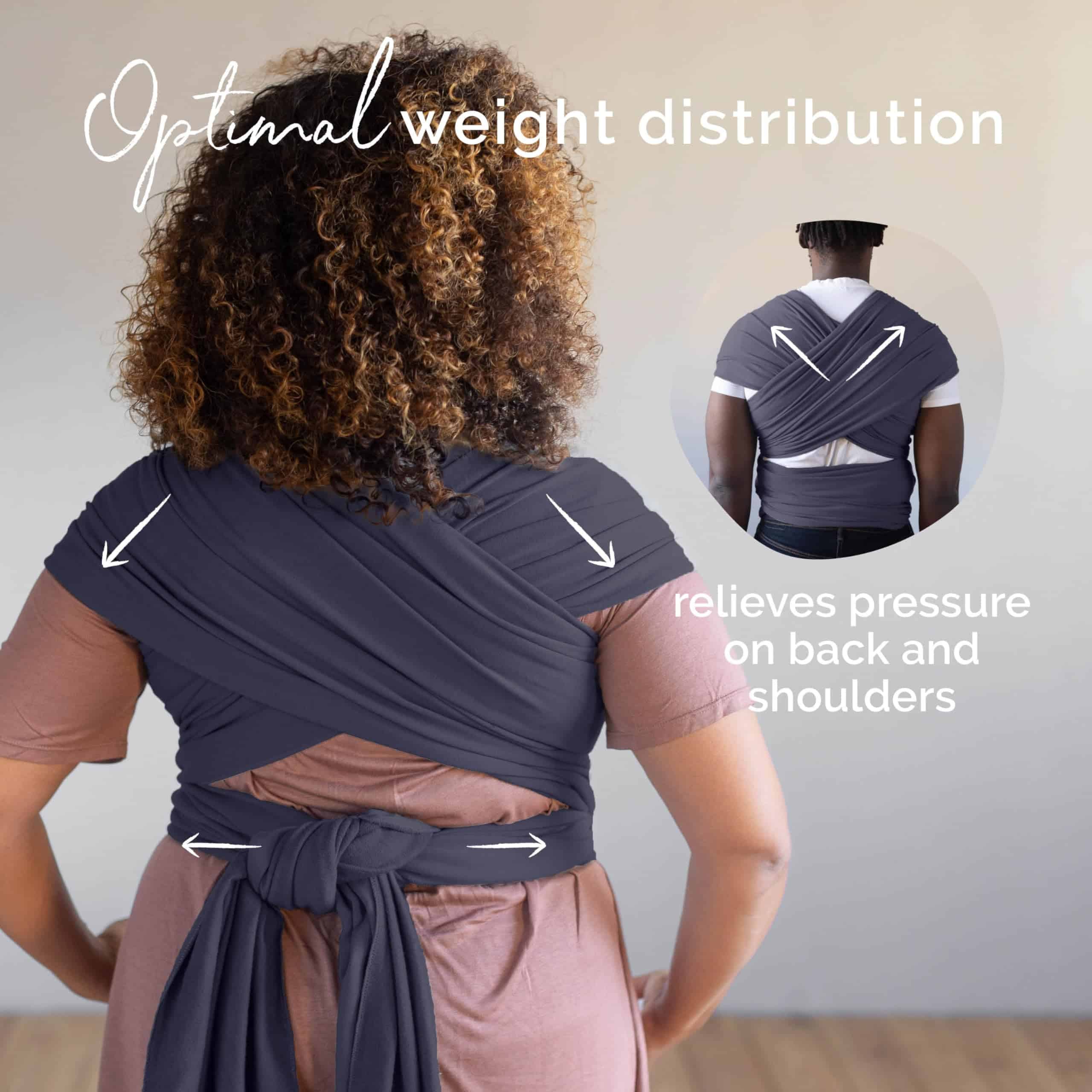 Portabebés Boba Baby Wrap - Portador Original de Bebés para - Imagen 7