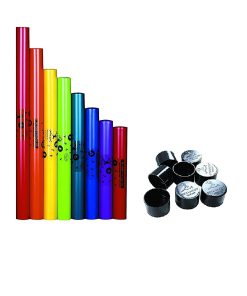 Set de Escala Diatónica C Mayor de Boomwhackers con Tapas