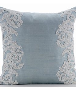 The HomeCentric Funda de Cojín Azul Claro, Funda de