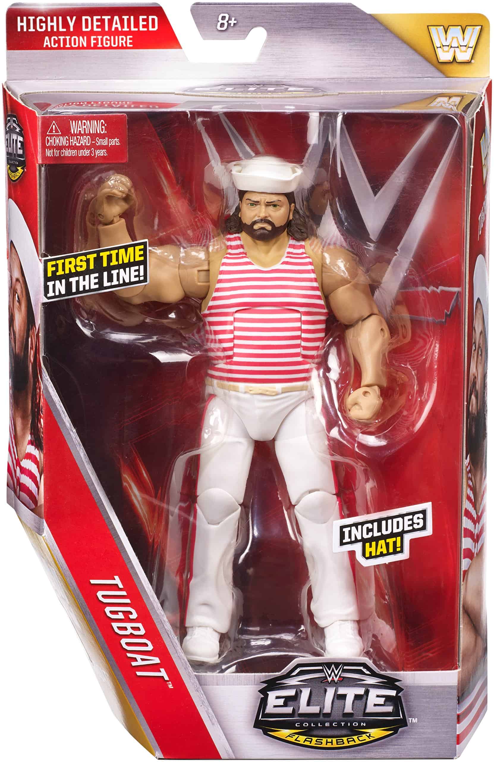 Figura WWE Elite Flashback Tugboat - Imagen 5