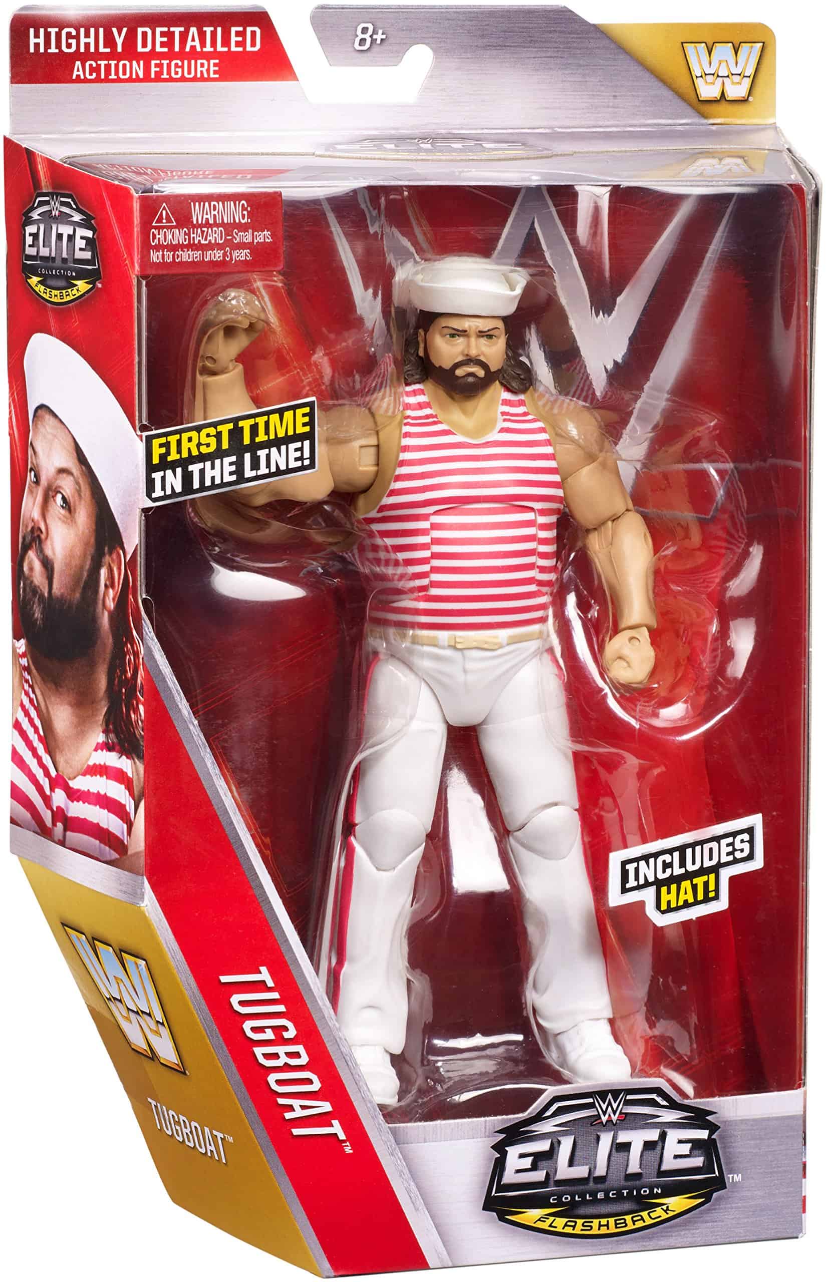 Figura WWE Elite Flashback Tugboat - Imagen 6