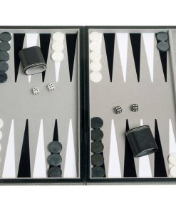 Juego de Backgammon de Leatherette de 18" - Campo de juego