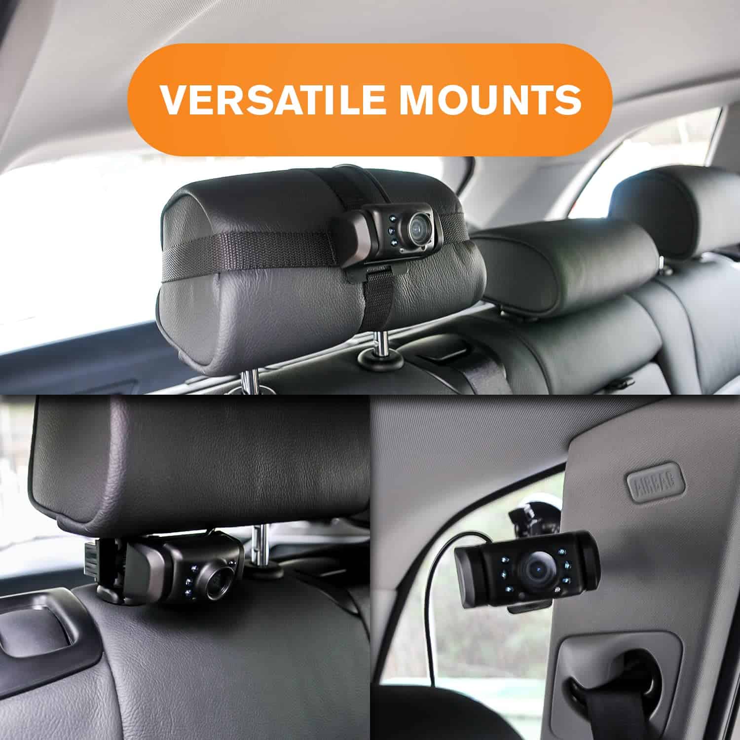 Yada | Monitor para bebés portátil para autos con cámara de - Imagen 4