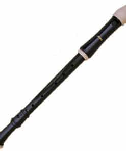 Flauta de pico C tenor Aulos, Marrón Oscuro, Resina