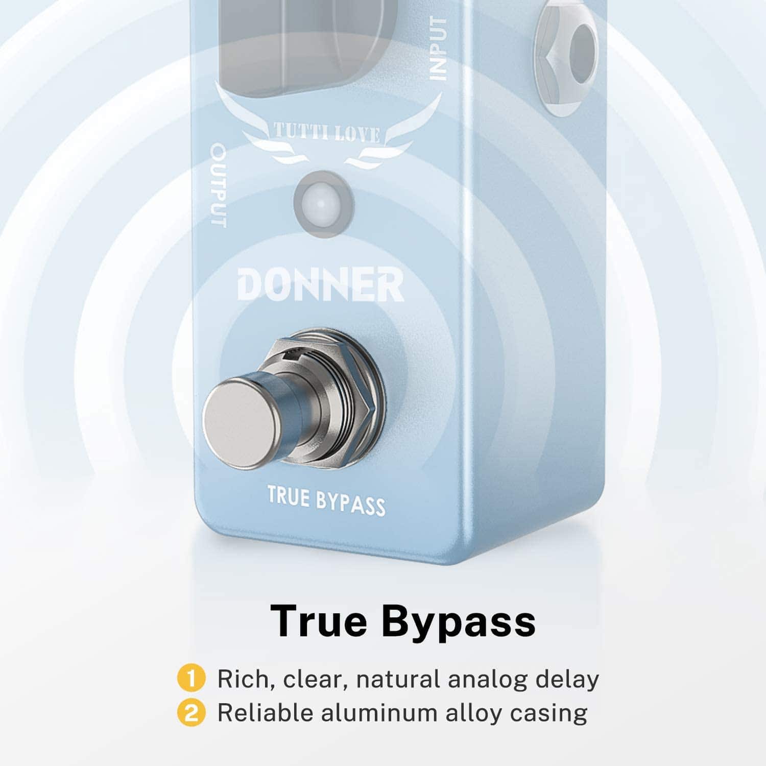 Pedal de coro Donner, Tutti Love Analog Chorus Effect - Imagen 5