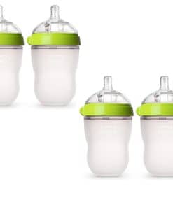 Set de 4 Biberones Comotomo Natural Feel, 5 Onzas, Color