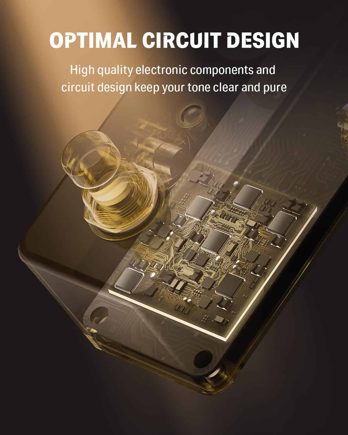 Pedal de Retardo para Guitarra Donner para Pedaleras, - Imagen 5