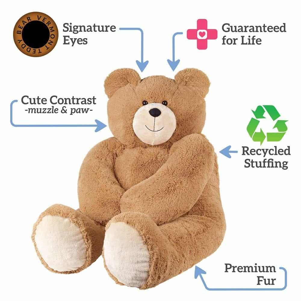 Oso de Peluche Gigante Vermont Teddy Bear - Oso Grande, 4 - Imagen 5