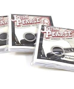 Paquete de 3 cuerdas para guitarra acústica -0M Bronce