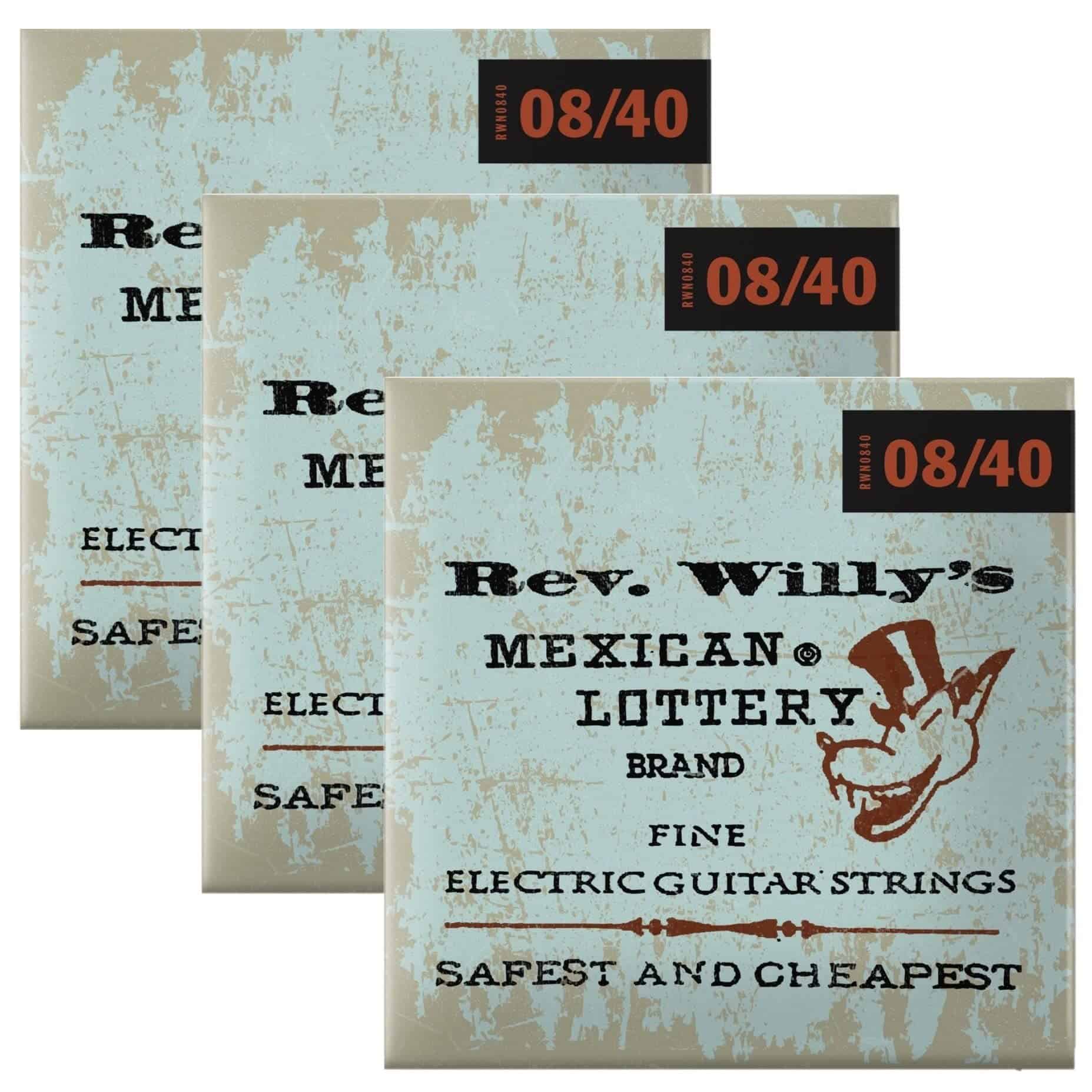 Cuerdas de Guitarra Eléctrica Reverend Willy's Mexican