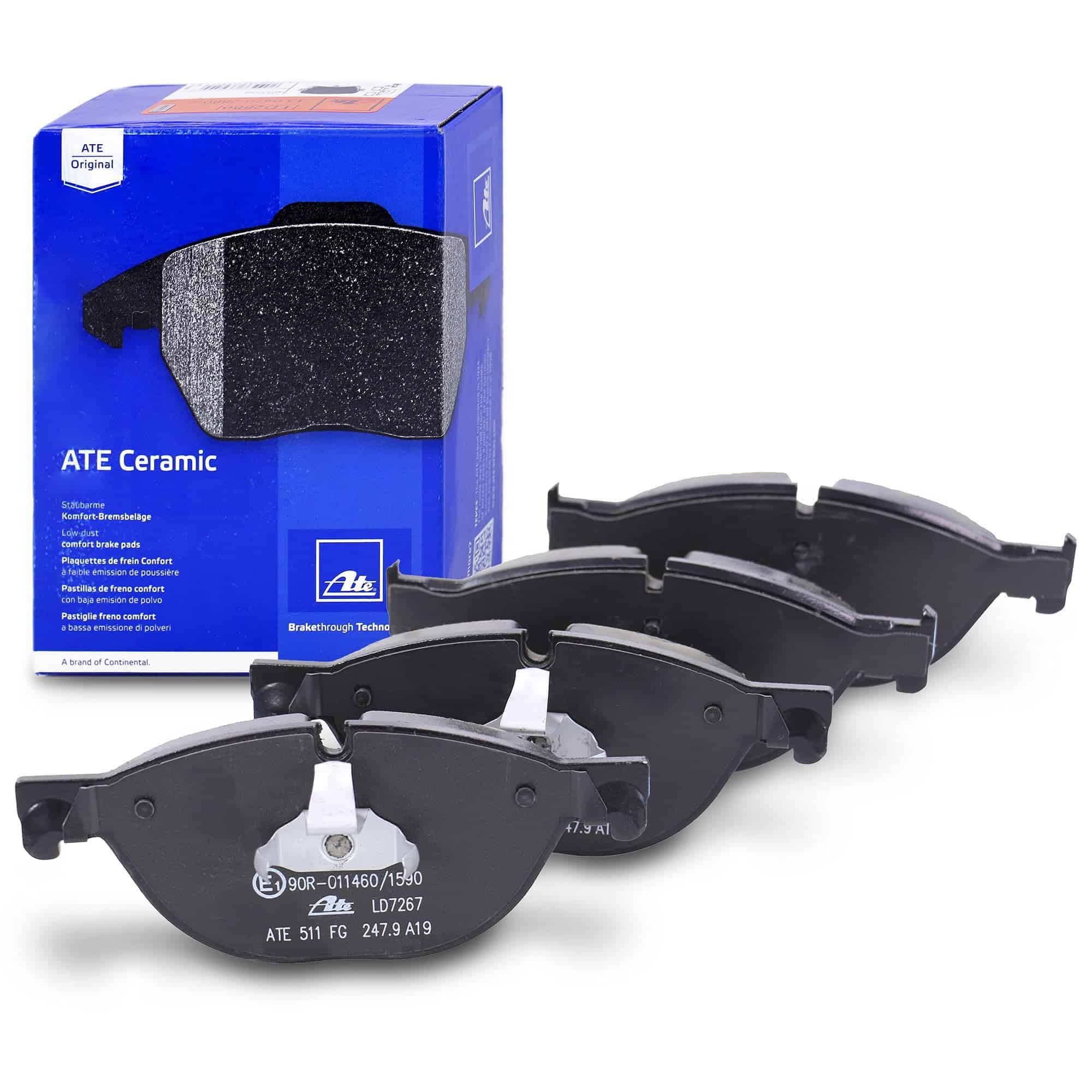 ATE Juego de Pastillas de Freno de Disco Trasero de