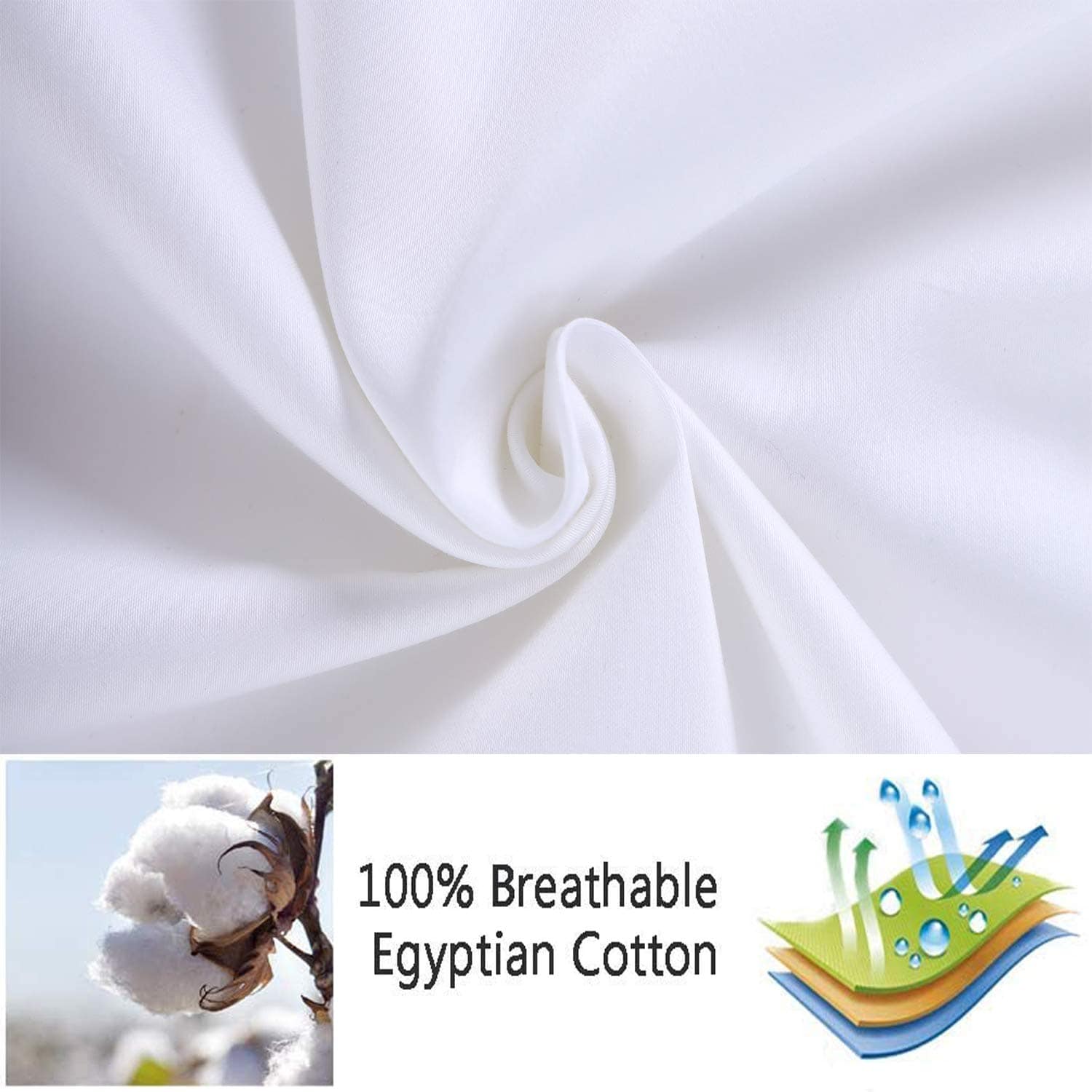 Sábana Plana/Encimera Tamaño Twin Extra Largo de Calidad - Imagen 4