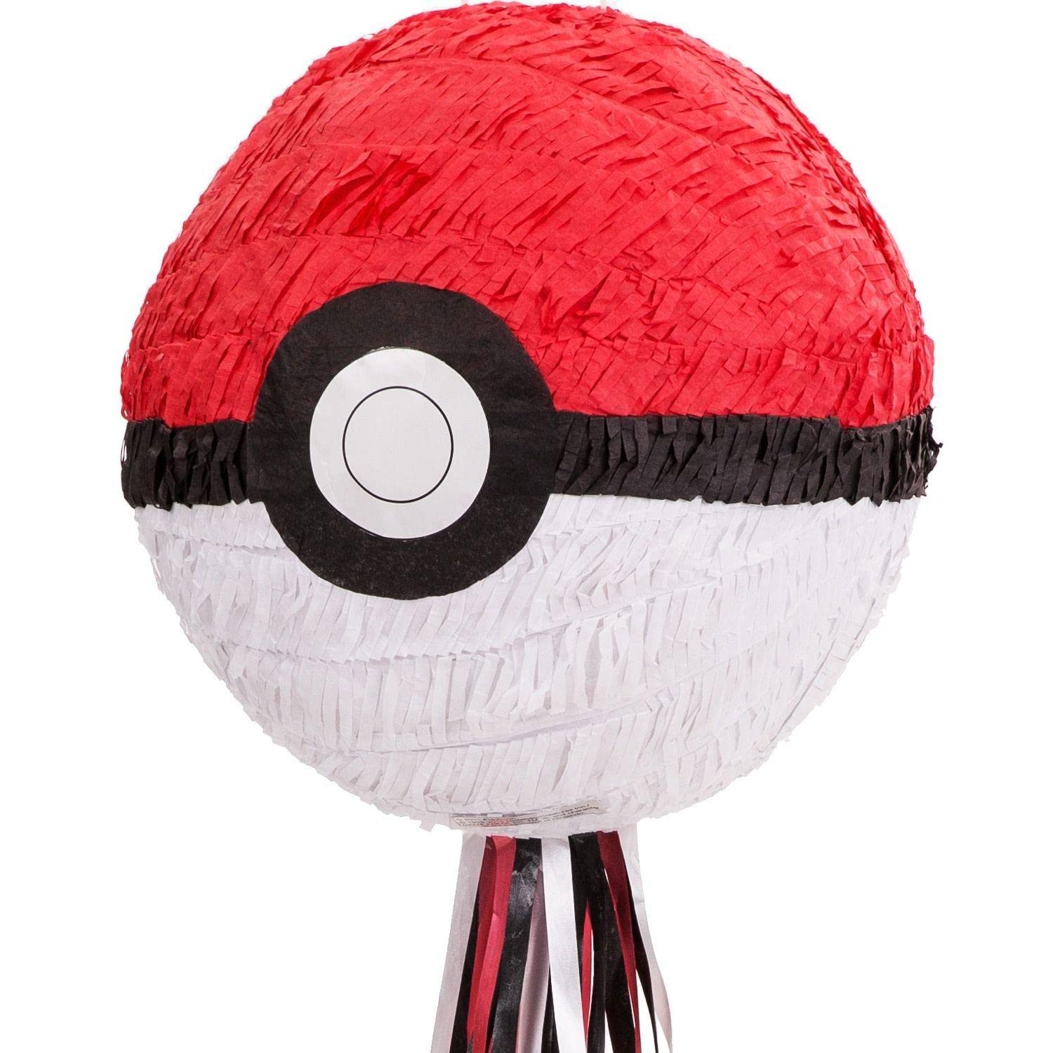 Piñata de Papel de Cuerda Party City, Pokeball de Pokémon -