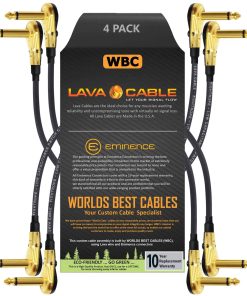 4 Unidades - Lava Tightrope (Negro) - 9 Pulgadas - Cable de