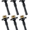 ENA Juego de 6 Bobinas de Encendido Compatible con BMW 328I