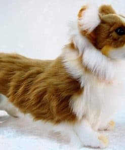 Peluche de Perro Welsh Corgi de Hansa 13.7" de Largo x 9"
