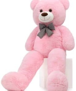 Oso de Peluche Gigante MorisMos 5ft, Oso de Peluche Rosa