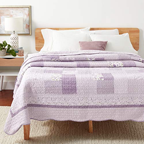 Colcha Donna Sharp Full/Queen - Lavender Rose Algodón - - Imagen 5