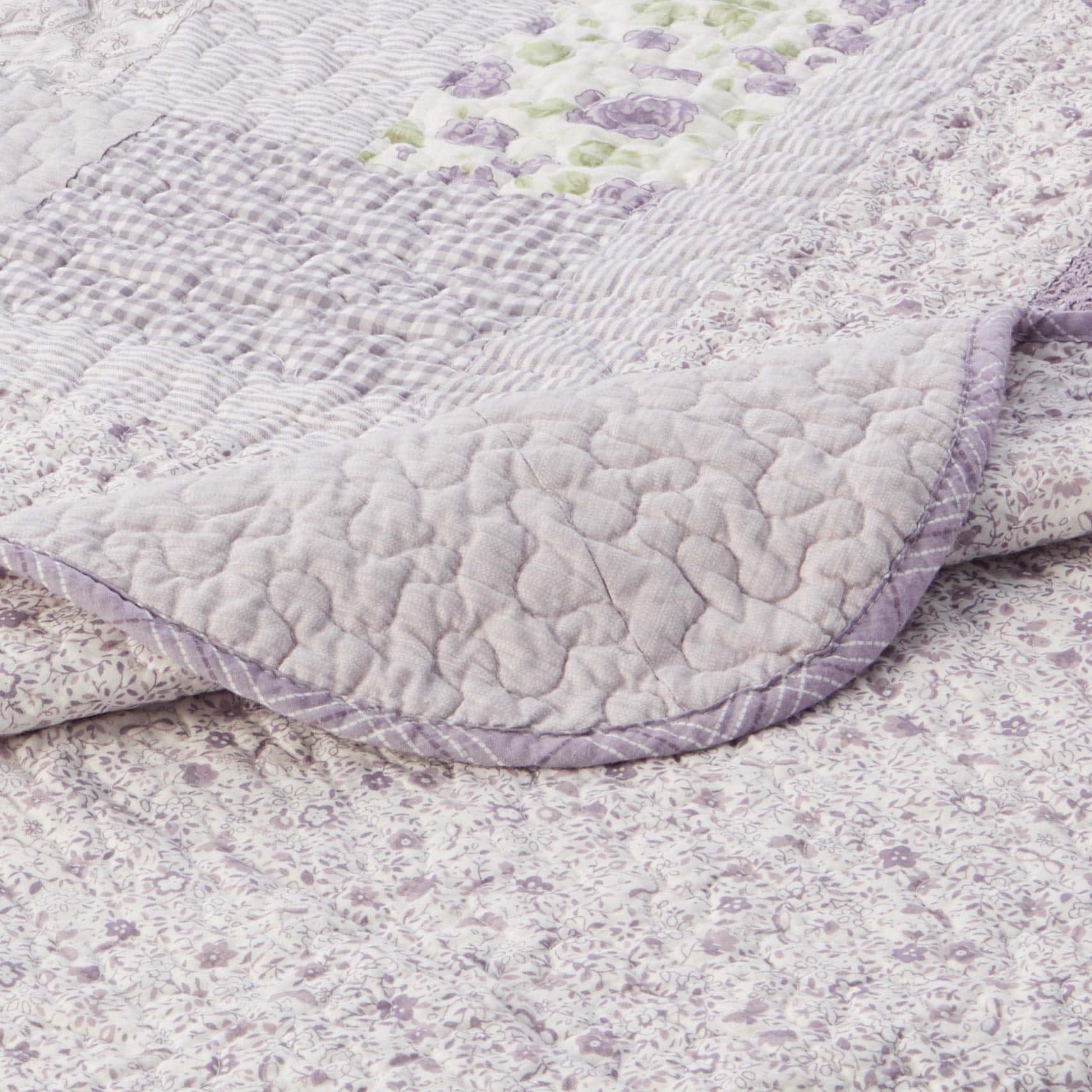 Colcha Donna Sharp Full/Queen - Lavender Rose Algodón - - Imagen 3