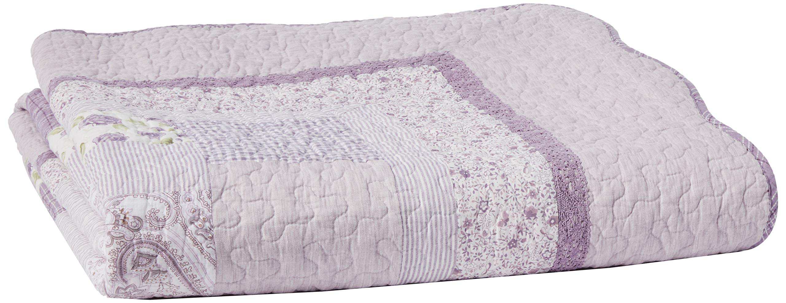 Colcha Donna Sharp Full/Queen - Lavender Rose Algodón -