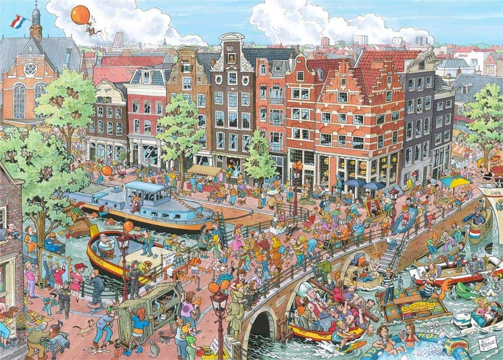Rompecabezas Ravensburger Amsterdam 19192 de 1000 Piezas - Imagen 3