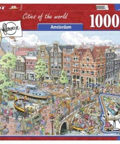 Rompecabezas Ravensburger Amsterdam 19192 de 1000 Piezas